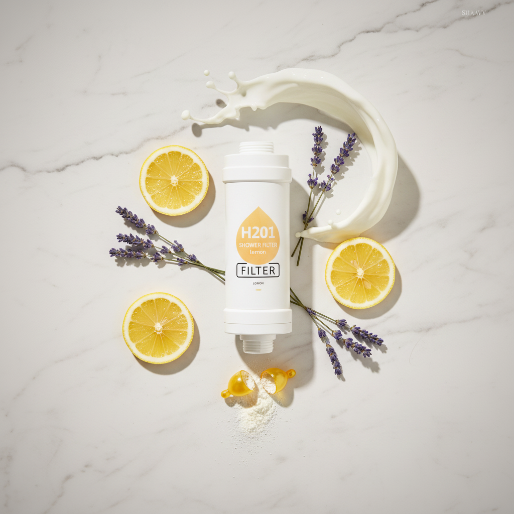 Vitamin C Shower Filter — Chlorine & Hard Water Purifier